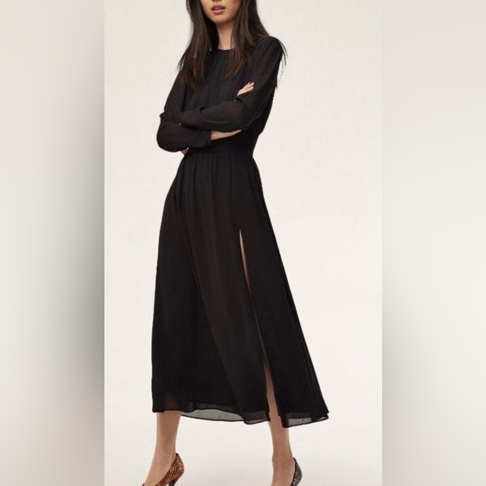 Wilfred Black Long Sleeve Slit